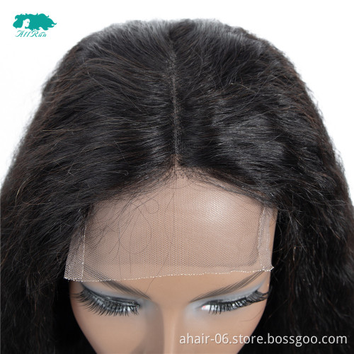 180 density human hair 4*4 lace wigs for black women